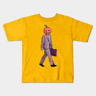 Pumpkin Head Kids T-Shirt